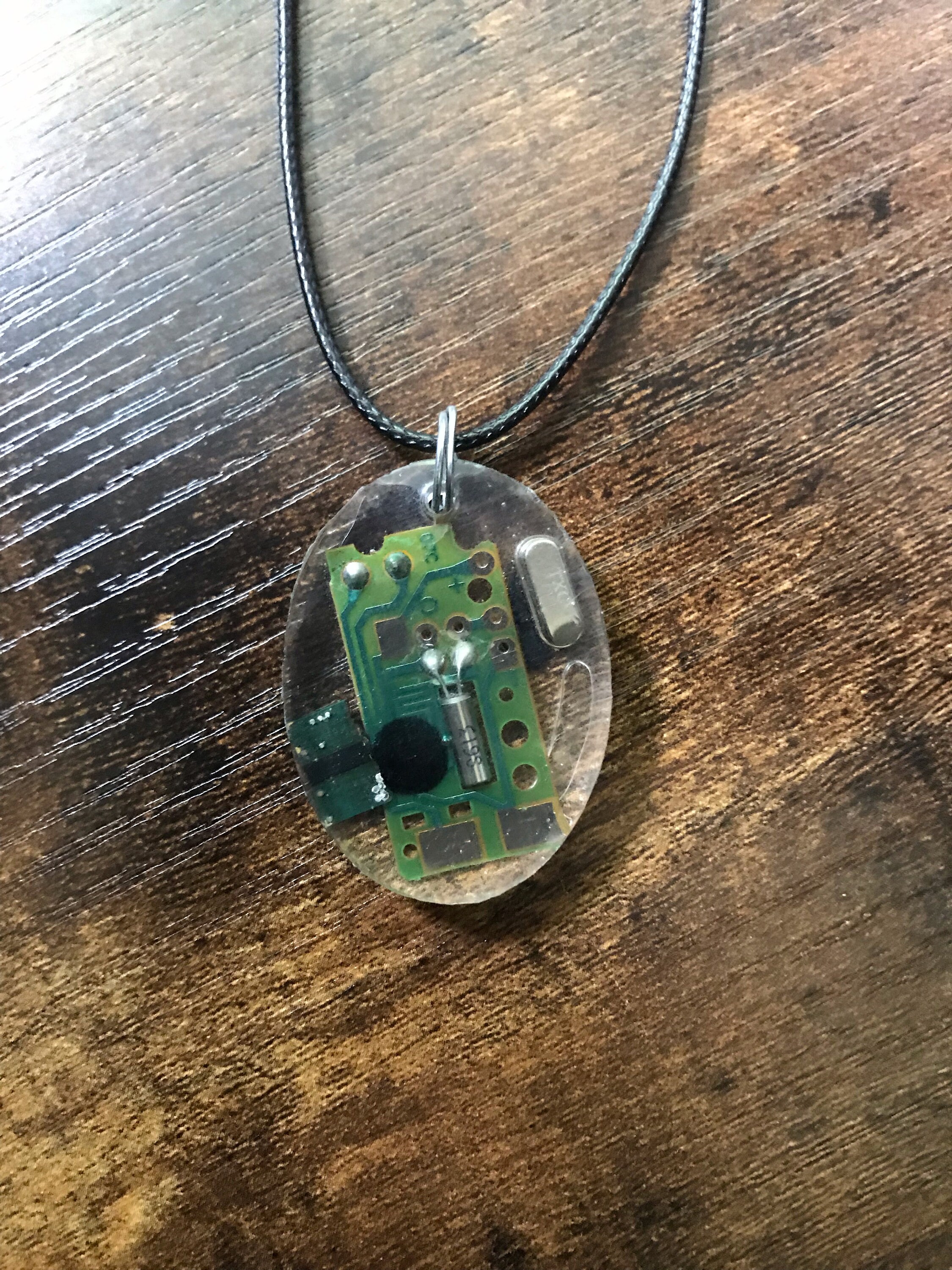 Cyberpunk Circuit Board Necklace Etsy