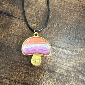 Lesbian Mushroom Necklace