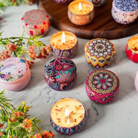 TROPICAL FLOWER Tea Light Candles tealights -  Sweden