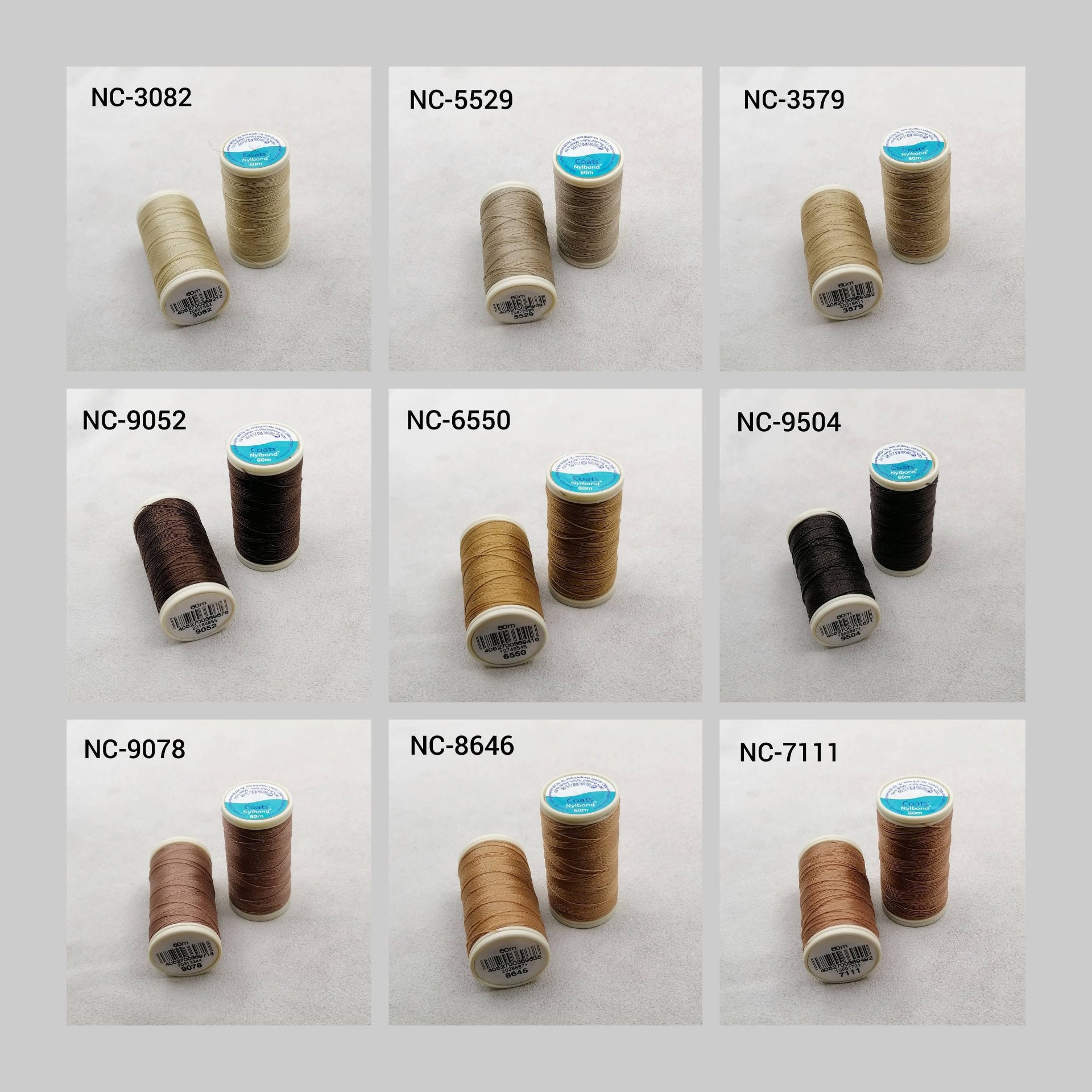 Beading Thread bonded nylon Extra strong Coats Nylbond 60m Etsy