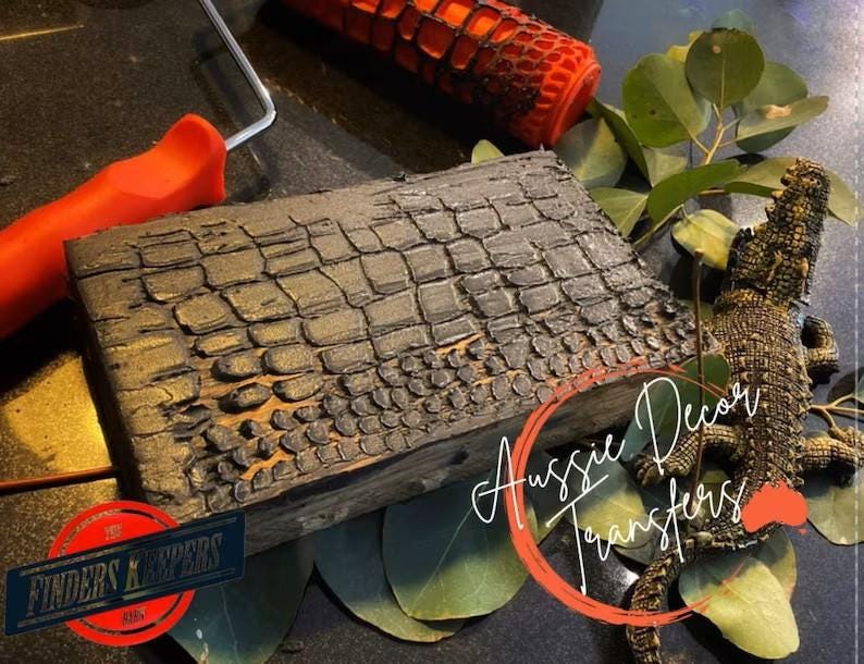 Crocodile Skin 3D texture roller