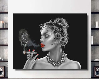 Girl Boss Wall Art Motivational Female Entrepreneur Poster For Woman Office Decor Money Canvas Prints Lady Boss Poster Feminist Wall Art