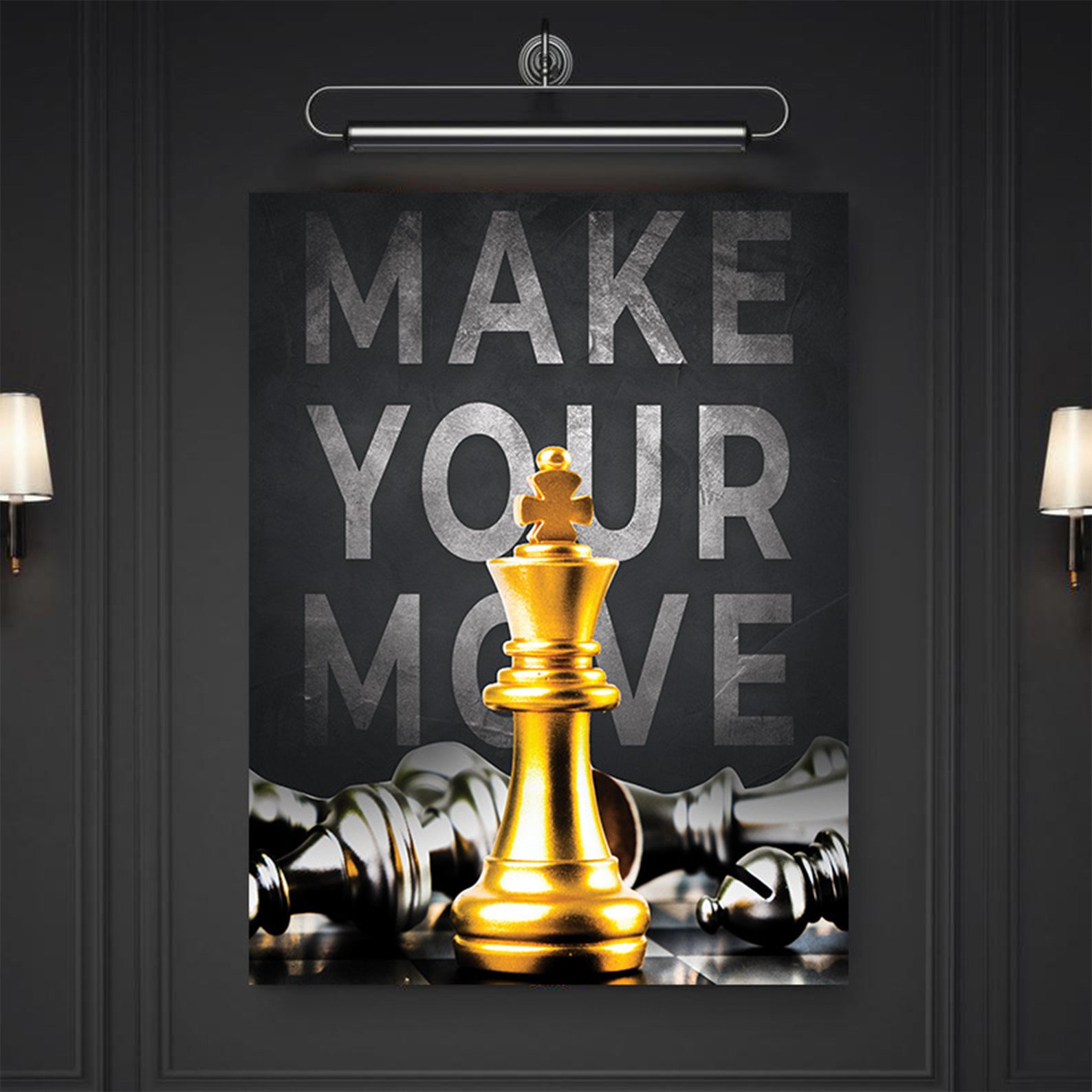 Make Your Move Motivational Wall Art Canvas Prints Office Etsy