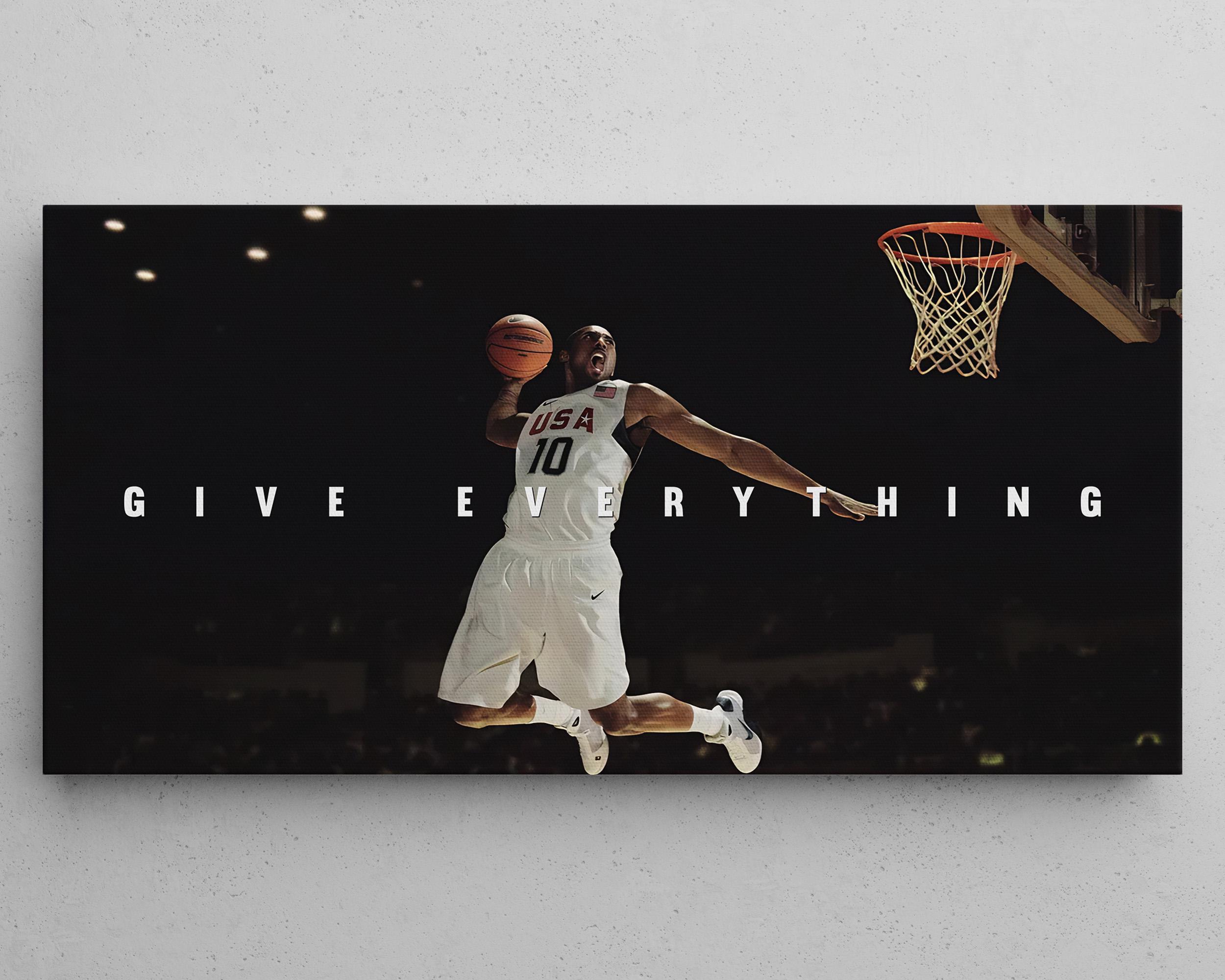 Poster Kobe Bryant Légendaire (54) - Affiche Basket 20x30 Cm - Décoration Murale Chambre Ou Bureau - Qualité Premium