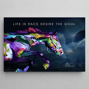 Life Quote Prints Inspirational Wall Art Home Office Art Decor Modern Horse Wall Art For Home Decor Inspiring Poster Success Canvas Prints