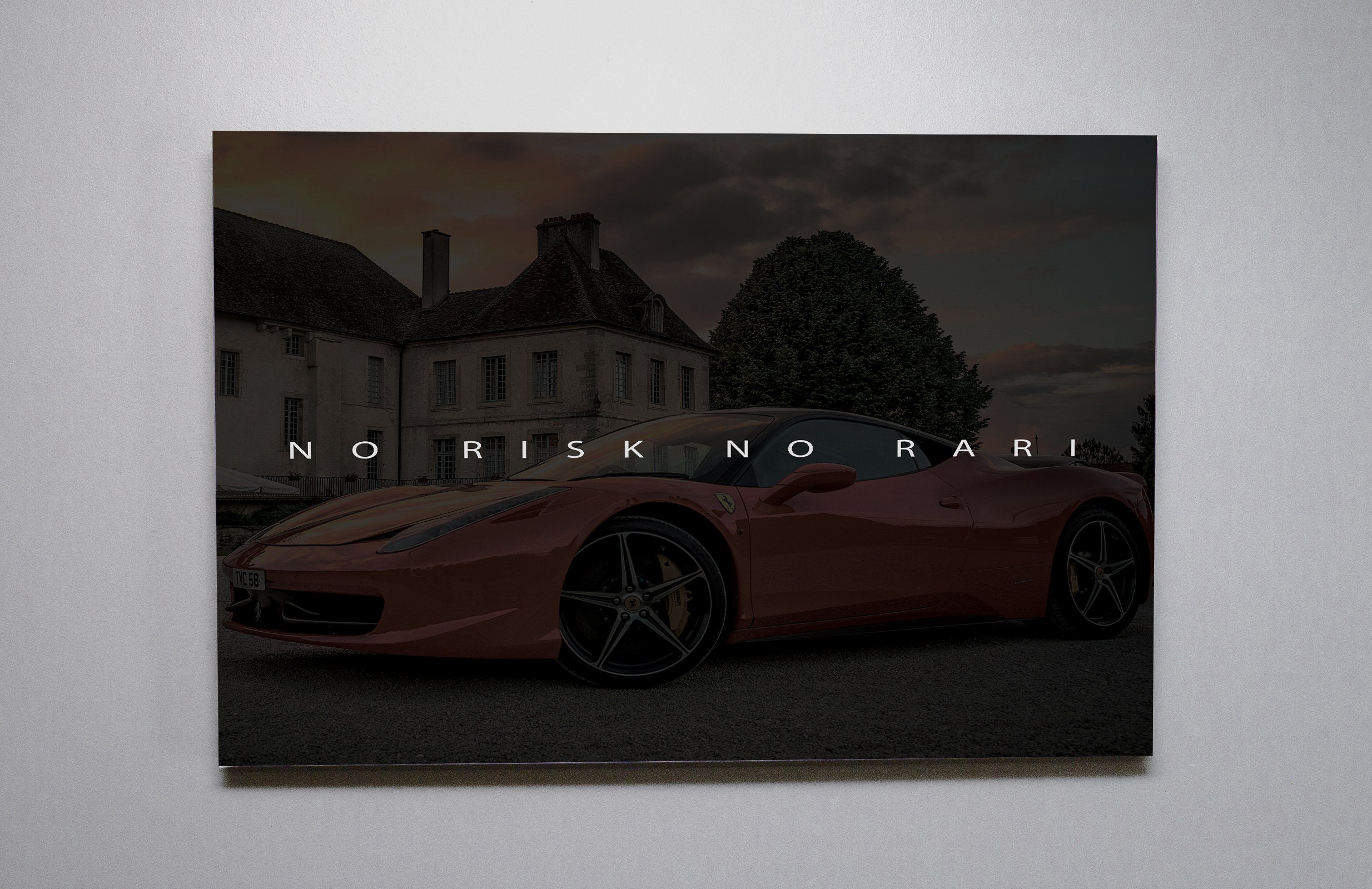 No Risk no Rari Inspirational art / landscape wall art & large Etsy No Risk no Rari Inspirational art / landscape wall art & large Etsy