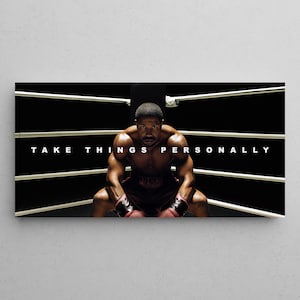 Boxing Motivational Canvas For Gym Wall Art Inspirational Quote Poster Home Office Decor Success Mindset Motivation Sport Home Gym Sign
