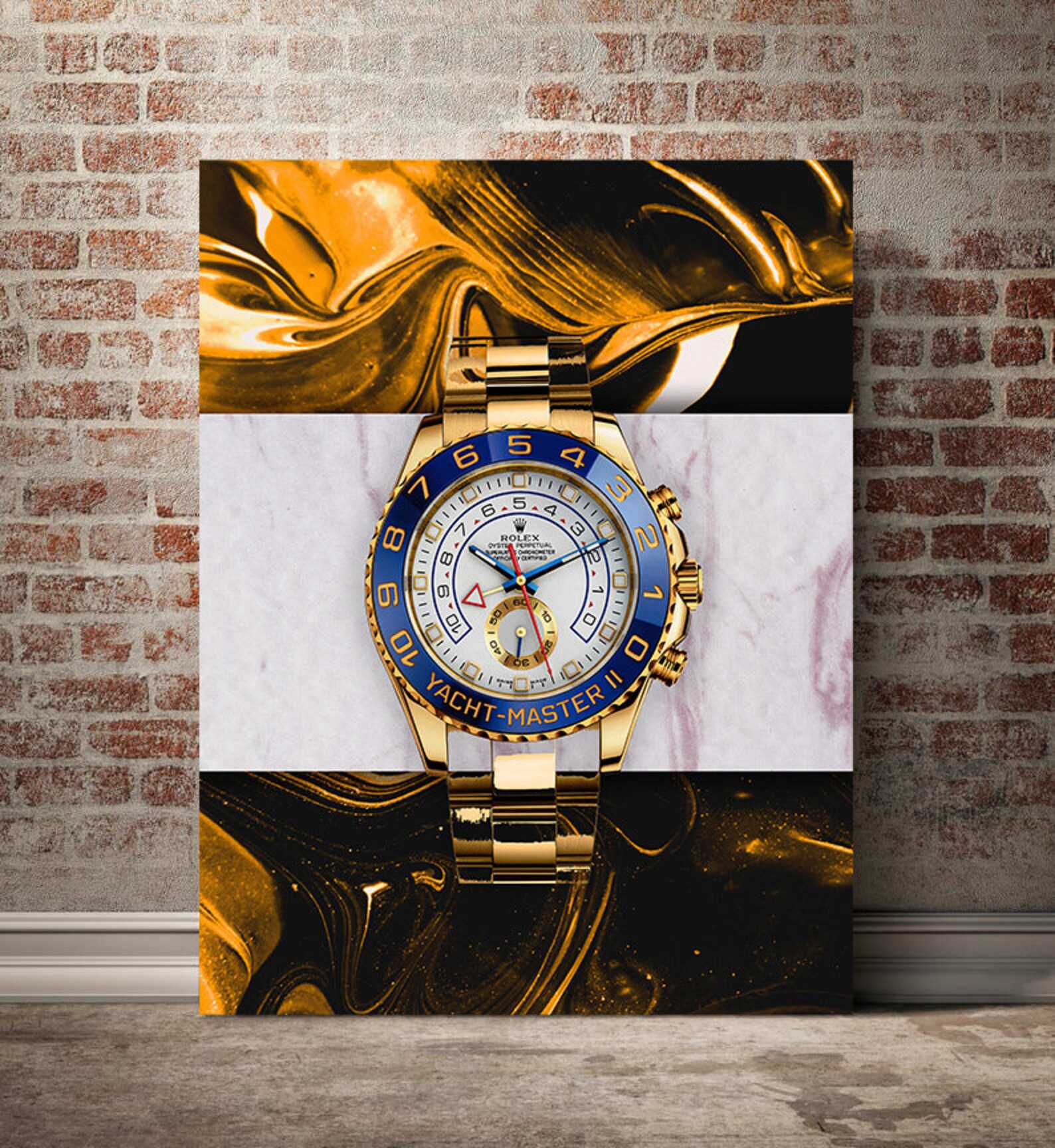 Rolex Watch Rolex Wall Decor Inspirational Wall Art Office Etsy