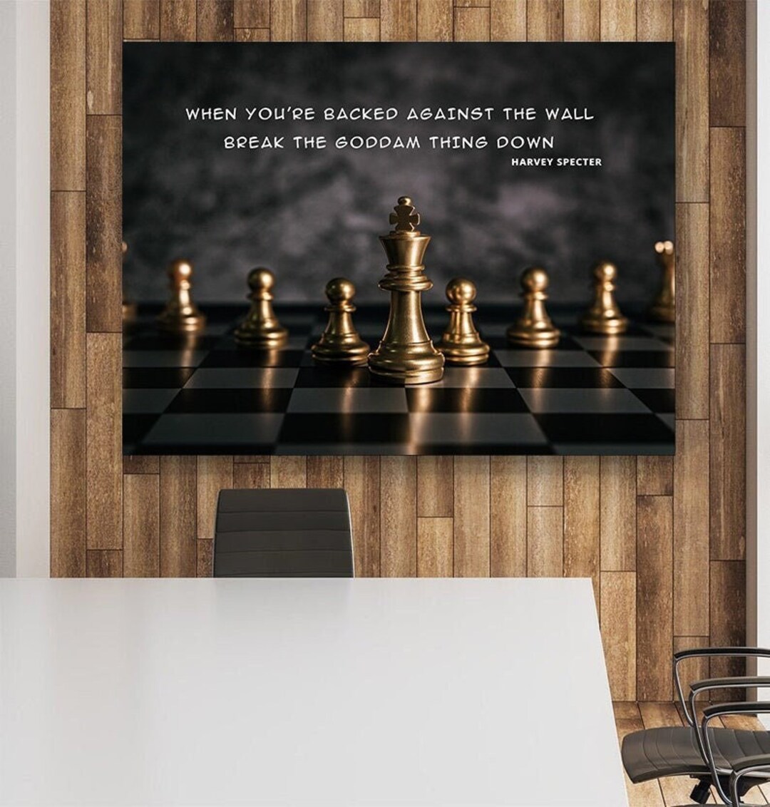 Chess Pieces, Making Money is a Game, Motivational Quote Art Board Print  for Sale by Quotes And More