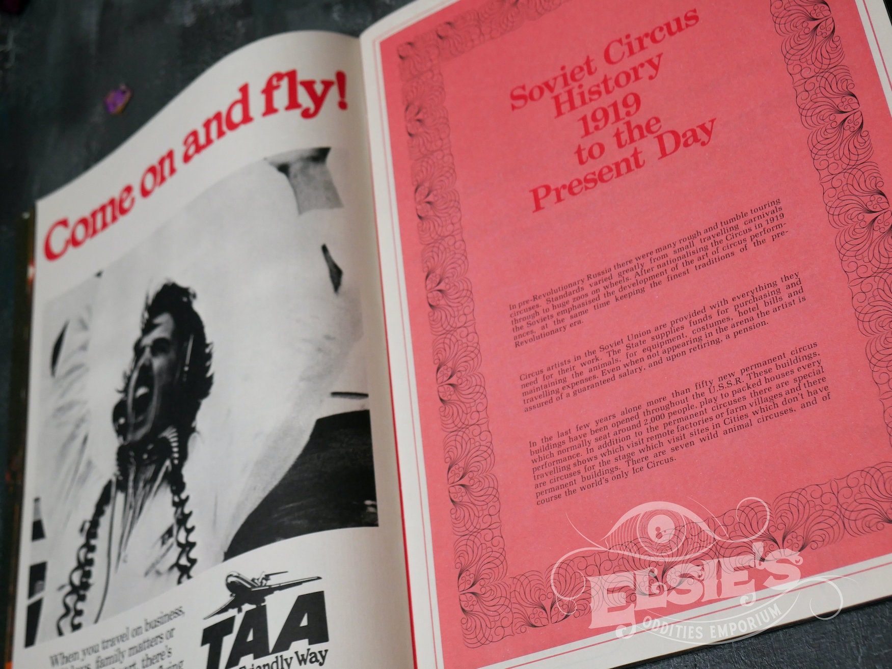 Vintage Circus Programme the Great Moscow Circus on Ice - Etsy