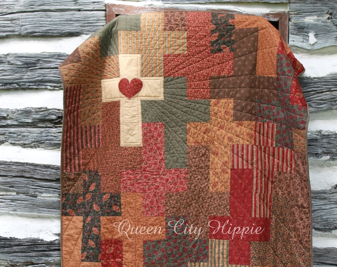 Quilt Kit PRECUT a Scrappy Kind of Love Etsy