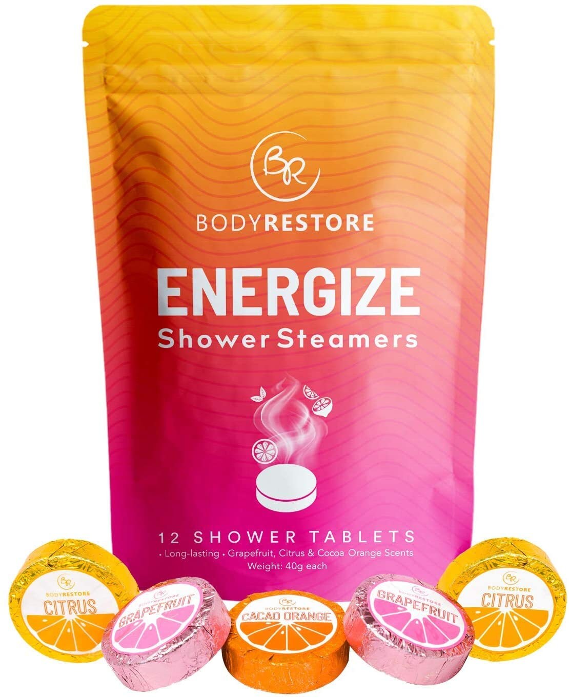 Essential Oil Shower Steamer Set 12 Tablets Grapefruit Etsy