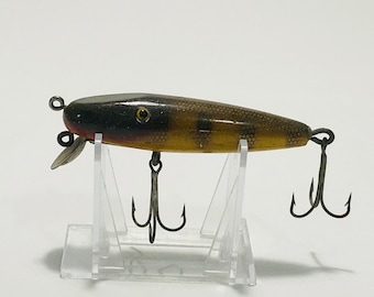 Buy Vtg Crankbait Paw Paw Fishing Lures Wood Pike Minnow Bass Fishing Gear  Fishermans Bait and Tackle Box Collection Surface Topwater Fish Decoy  Online in India 