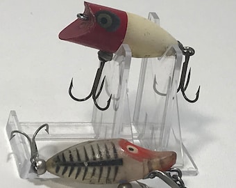 Heddon Tiny Runt Lucky 13 Antique / Vintage Fishing Lure, tackle, gear,  fish crankbait minnow plastic topwater bait, Angler Classic fishhook