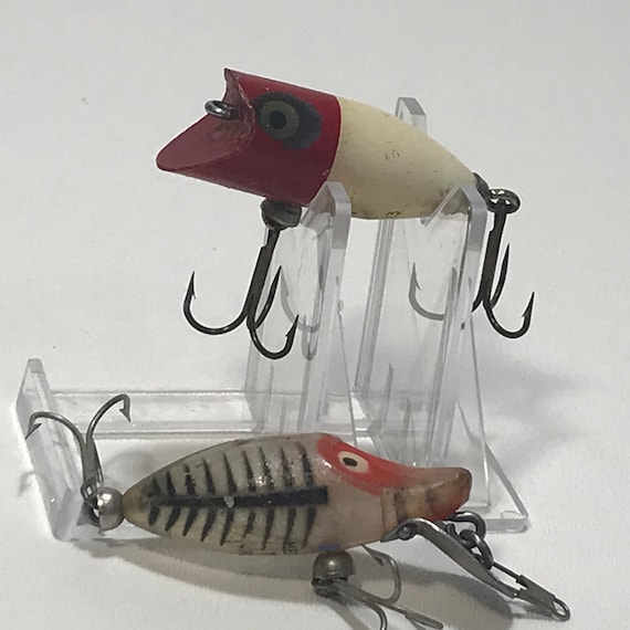 Heddon Tiny Runt Lucky 13 Antique / Vintage Fishing Lure, Tackle, Gear,  Fish Crankbait Minnow Plastic Topwater Bait, Angler Classic Fishhook -   Finland