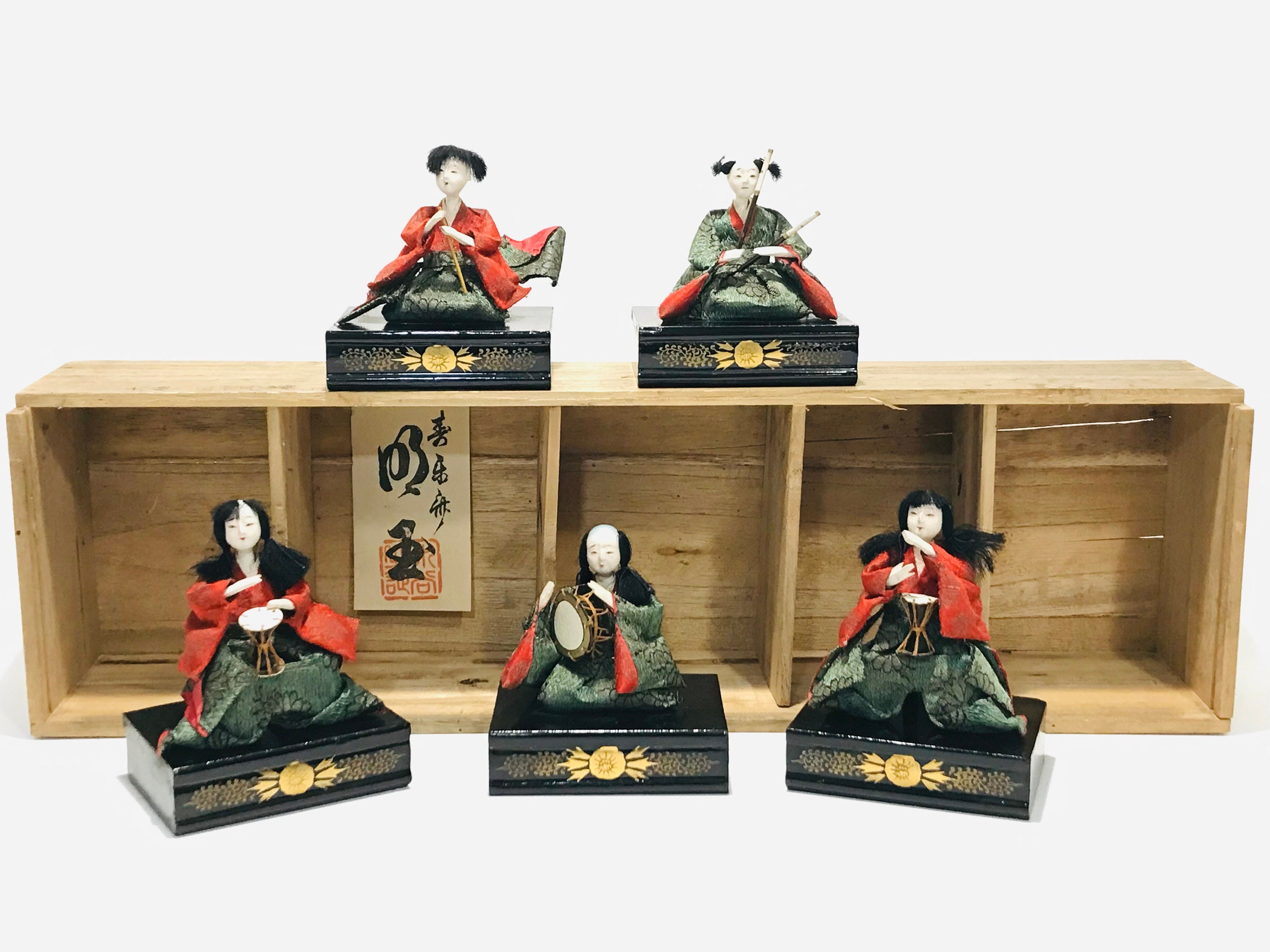 Vintage Japanese Hina Dolls Traditional Hinamatsuri Doll Vintage Japanese Hina Dolls Traditional Hinamatsuri Doll