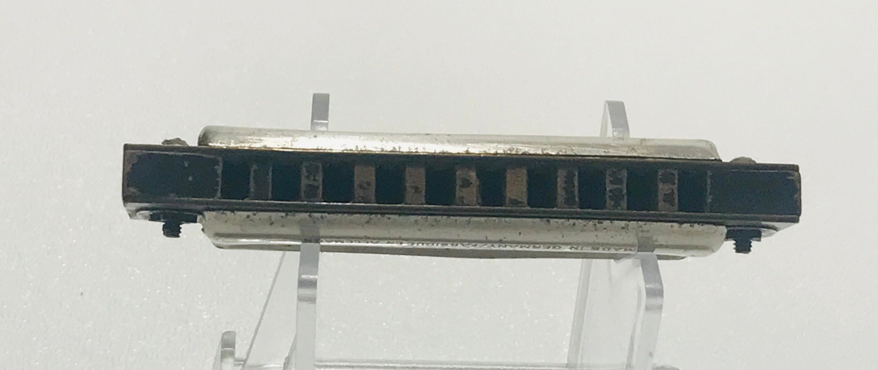 Vintage M Hohner Vest Pocket Harp Harmonica Germany Early Rare Vintage