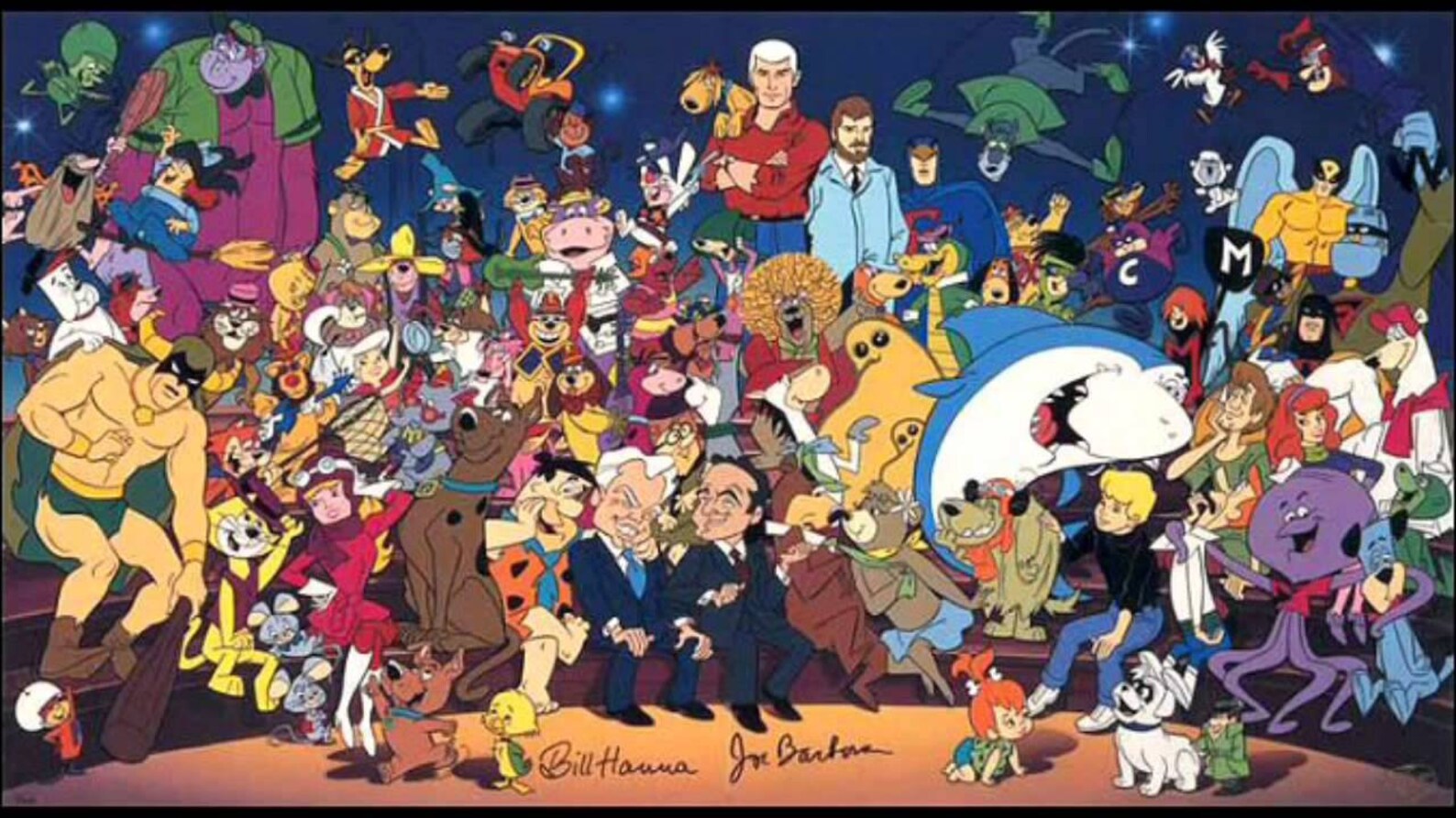 Hanna Barbera Cartoon Genie WOLF Character Animation Cel and - Etsy