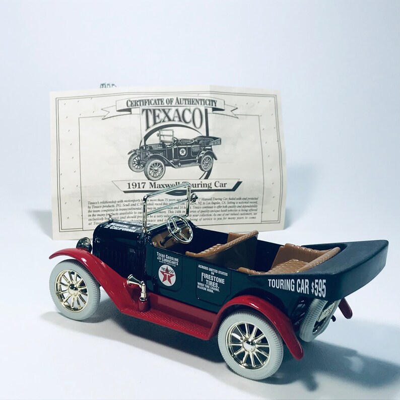 ERTL Diecast Bank Maxwell Touring Car Diecast Metal TEXACO Etsy