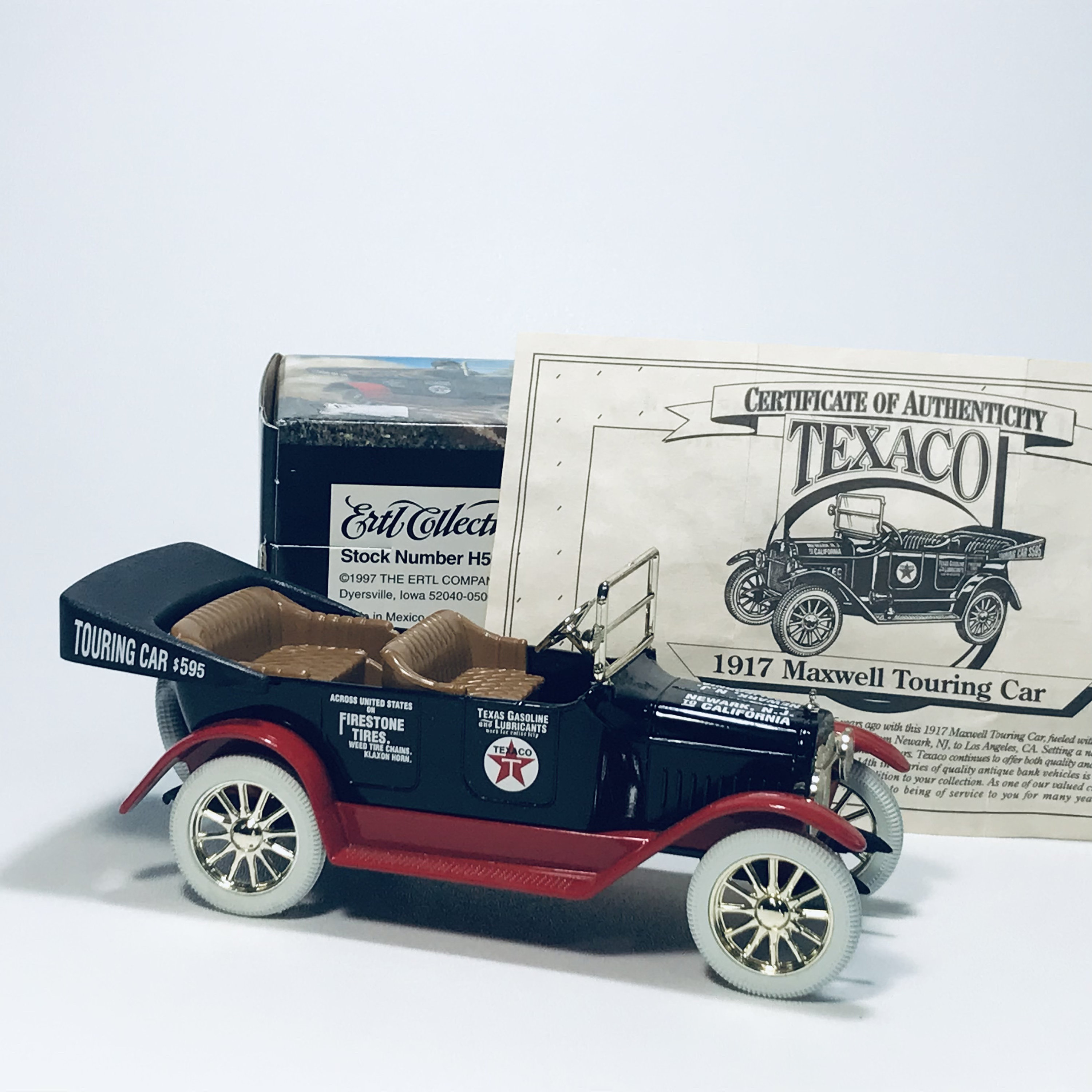 ERTL Diecast Bank Maxwell Touring Car Diecast Metal TEXACO Etsy