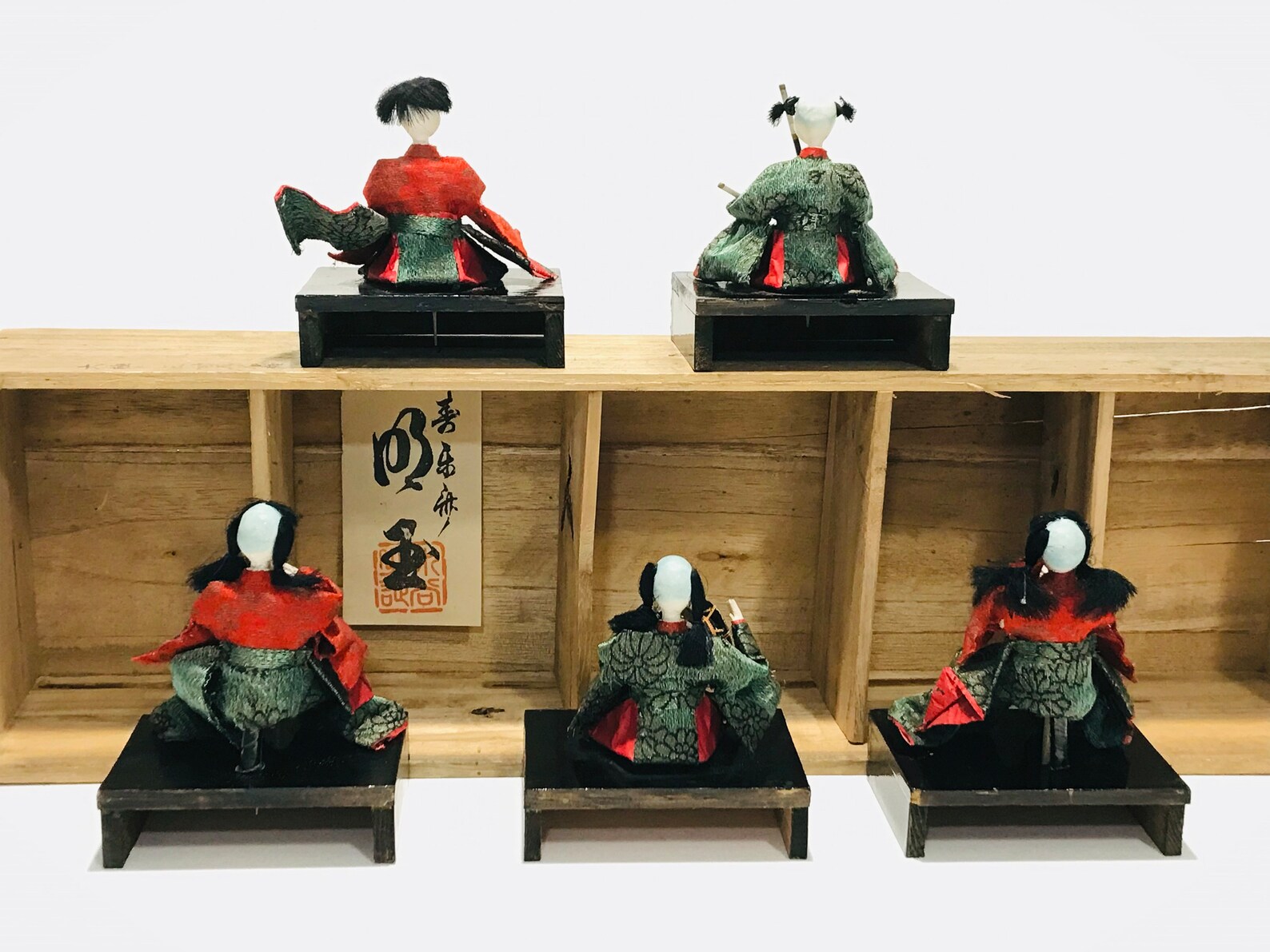 Vintage Japanese Hina Dolls Traditional Hinamatsuri Doll Collection Set