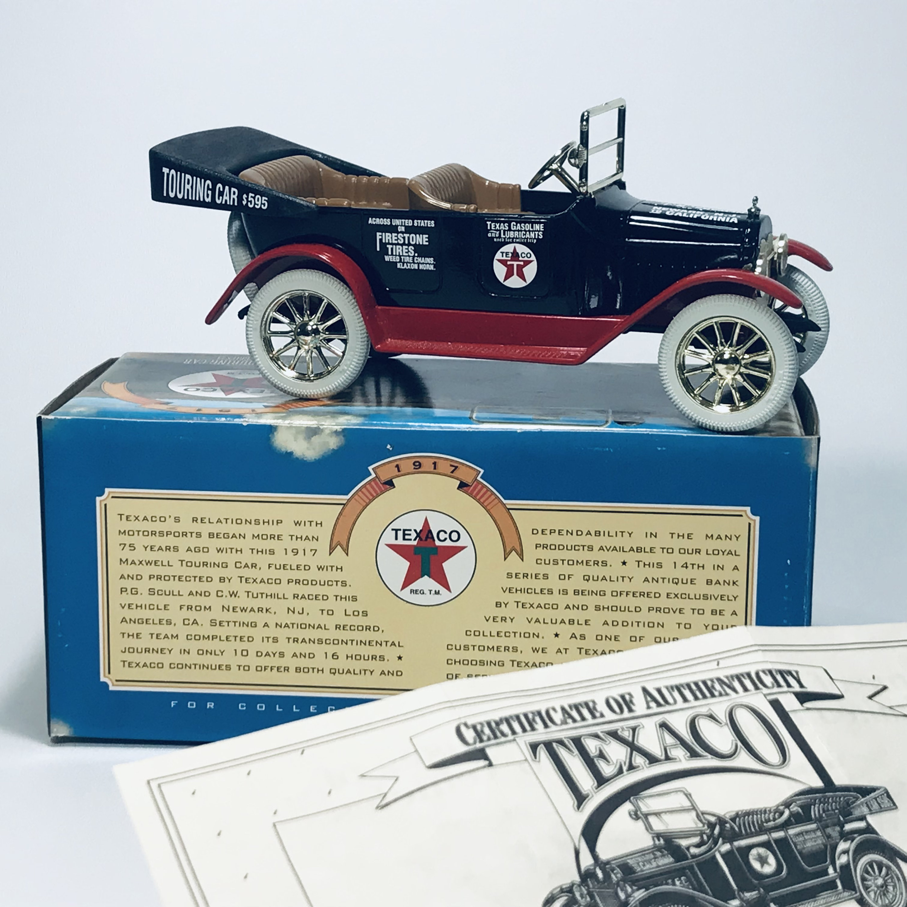 ERTL Diecast Bank Maxwell Touring Car Diecast Metal TEXACO Etsy