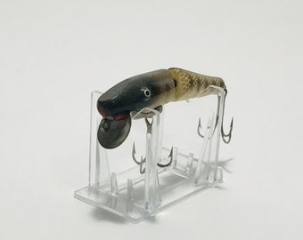 Vtg Fishing Lure PAW PAW Jointed Painted Eye Wood Pikie Vtg Fishing Lure PAW PAW Jointed Painted Eye Wood Pikie