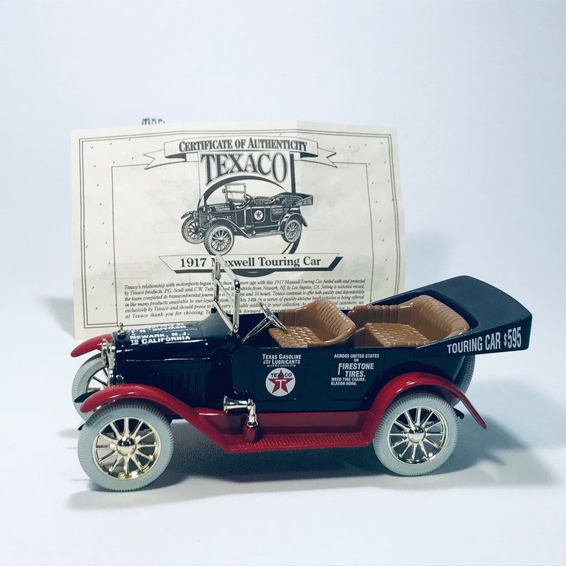 ERTL Diecast Bank Maxwell Touring Car Diecast Metal TEXACO Etsy