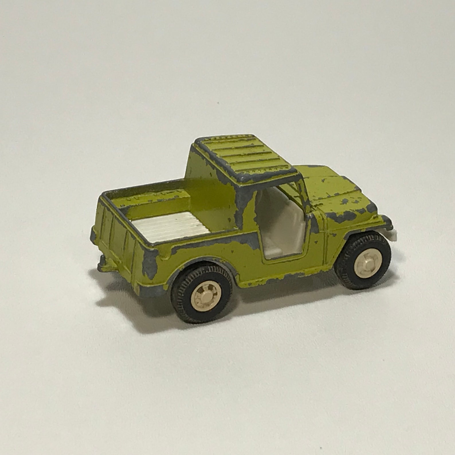 Vintage Tootsietoy Diecast 1969 Lime Green Jeep W/hitch - Etsy