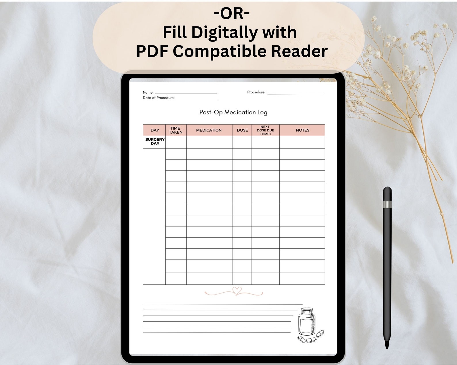 Printable Medication Tracker Post - Il 1588xN.5253649672 4m6n 