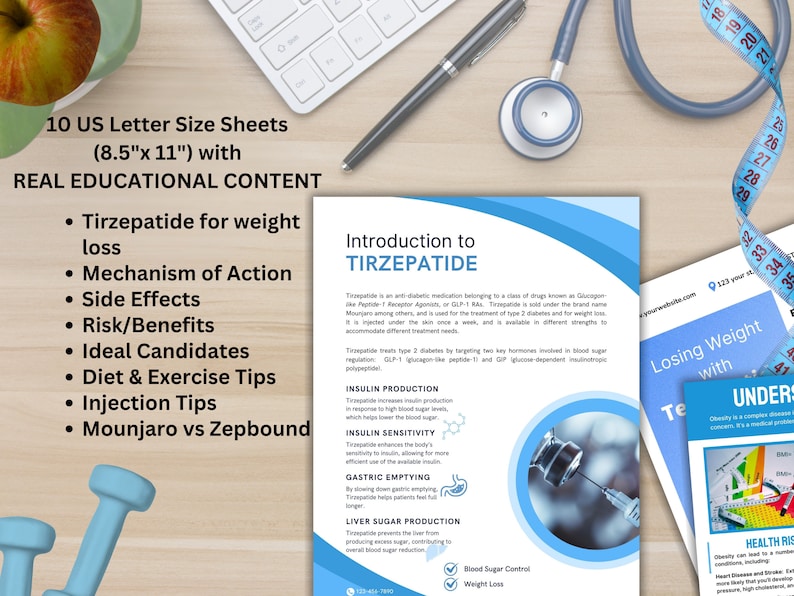 Tirzepatide Patient Education Handouts: Weight Loss Injection Guide ...