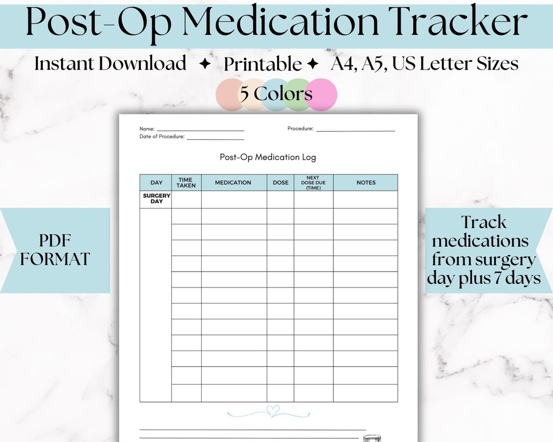 Printable Medication Tracker Post - Il 1080xN.5301839981 Pgbx 