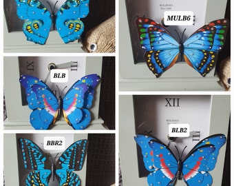 Aimants papillon de différentes couleurs|Conçus à la main|Cadeau| Magnétique| Joli papillon|Aimants pour réfrigérateur| Signe d'espoir| Survie| Livraison gratuite au Royaume-Uni