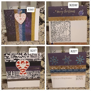 Tarjetas de Feliz Navidad/Feliz Navidad/Petirrojo/Papá Noel/Hada/Estrella de madera desmontable para colgar/Árbol/Glamour/Brillantina/Feliz Día de Acción de Gracias/Entrega gratuita