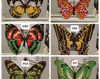 Schmetterling Magnete in verschiedenen Farben|Hand entworfen|Geschenk|Magnetisch|Hübsche Schmetterling|Magnete|Zeichen der Hoffnung|Mama|Überleben|Kostenlose Lieferung innerhalb Deutschlands