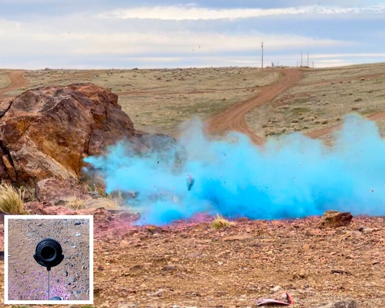 Gender Reveal Target Clay Pigeon Skeet Shooting Target in Etsy