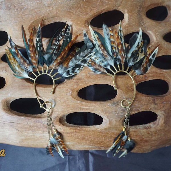 Feather Ear Cuff Etsy