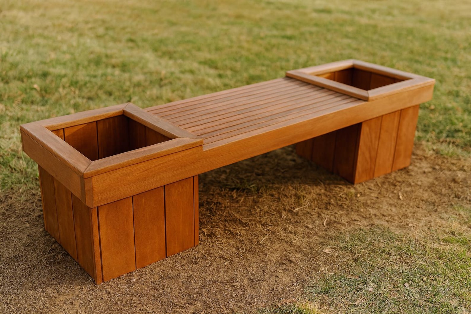 DIY Planter Bench Plans – Wooden Garden Bench, PDF Download - Etsy