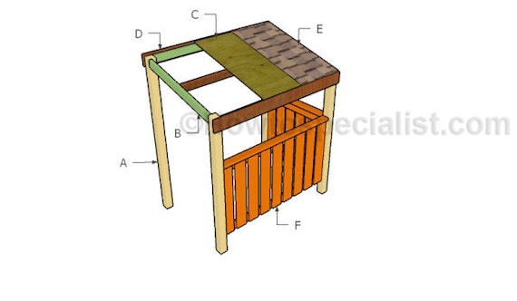 4x6 BBQ Grill Shelter Plans - Etsy