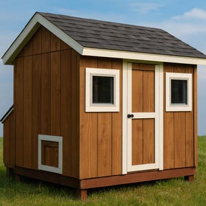 DIY 8x10 Large Chicken Coop Plans - 20 Chickens Shelter Plans -  PDF Download