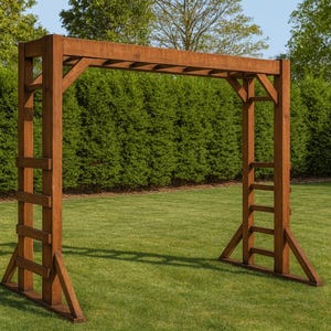 Wooden Monkey Bars Plans - PDF Download
