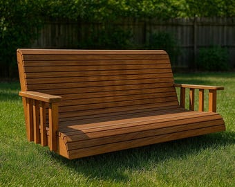 5 ft Swing Bench Plans – Curved Seat, Sturdy Wood Design - DIY Printable PDF Download