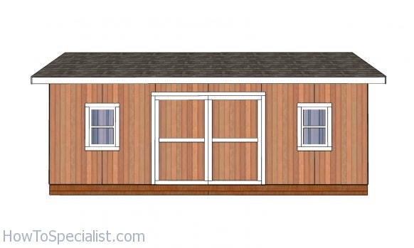 12x24 Gable Shed Plans 