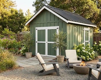 8x12 Gable Shed Plans - PDF Download
