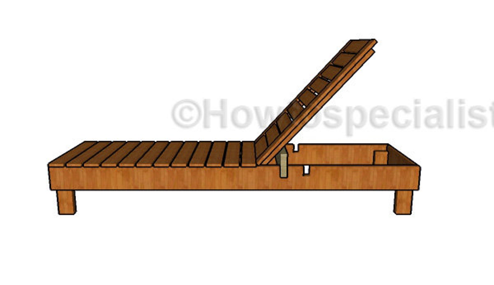 DIY Pool Chair / Beach Chaise Lounge Plans - Etsy