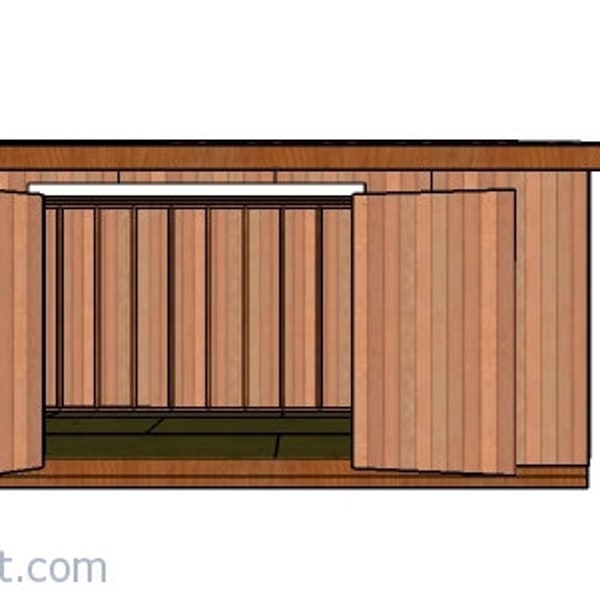 10x20 Storage Lean to Shed Plans