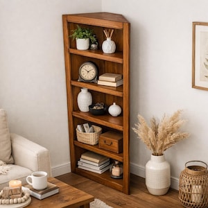DIY Corner Shelves Plans – Woodworking Storage Solutions (PDF Download)