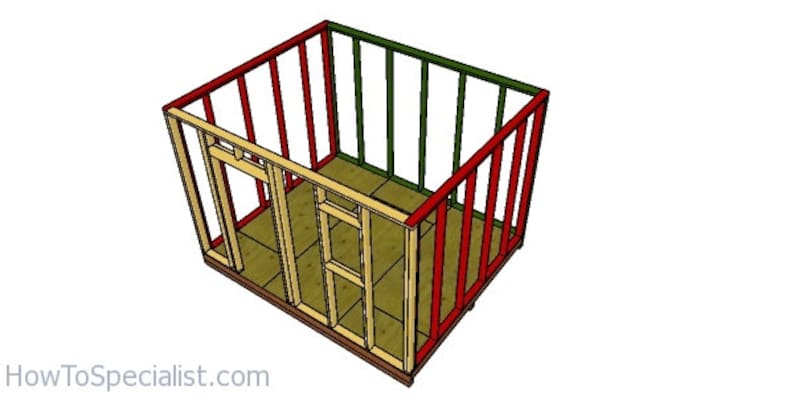 6x12 Lean to Shed Plans DIY Woodworking Garden Shed Digital Etsy
