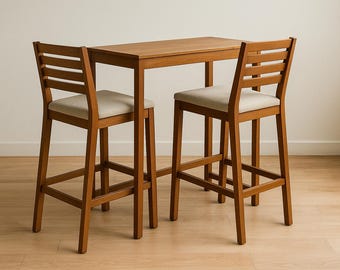 DIY Bar Table and Stools Plans – Woodworking PDF