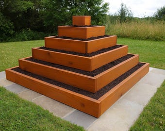 DIY Strawberry Pyramid Planter Plans - Tower Planter Plans - PDF Download